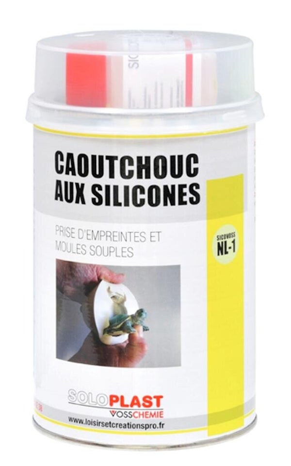 Caoutchouc Aux Silicones Soloplast, Blanc, 1 Kg