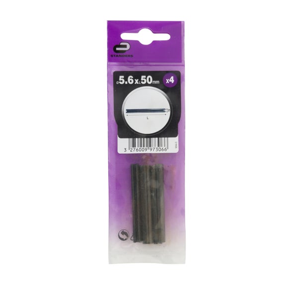 Lot De 4 Goupilles Élastiques Acier, Standers, Diam.5 Mm, L.50