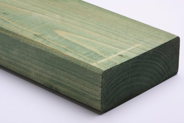 Lisse basse sapin (épicéa) traité, raboté, 45x120 mm, long 3 m, chx 2, cl 3
