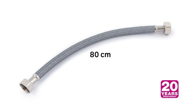 Flexible d'alimentation 80 cm femelle / femelle 15 x 21 polyéthylène ondulé 20 ans