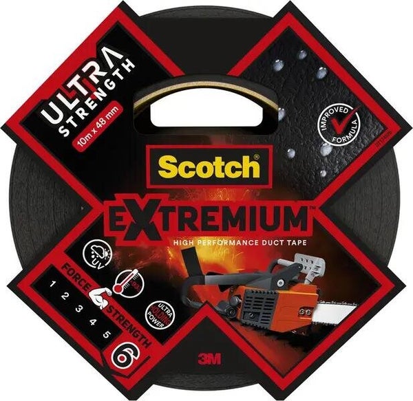 Adhésif de réparation Extremium SCOTCH L.10 m x l.48 mm noir