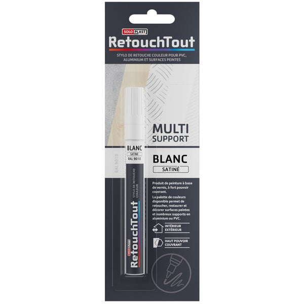 Feutre de retouche RETOUCHTOUT blanc satiné 10ml