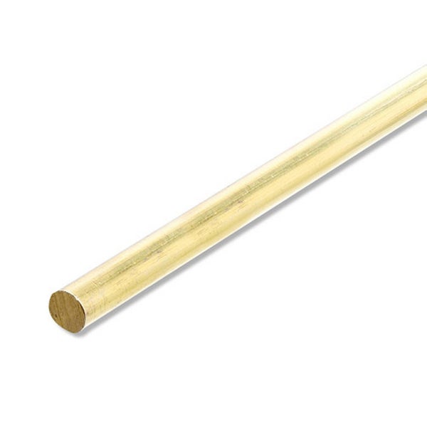 Rond Plein Laiton Brut, L.1 M X Diam.2.9 Mm