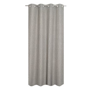 Rideau tamisant, Elyone gris l.140 x H.240 cm