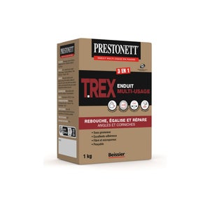 Enduit multifonction en poudre T.rex PRESTONETT blanc 1 kg