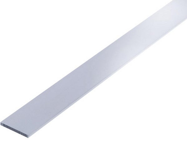 Plat aluminium anodisé, L.1 m x l.4 cm