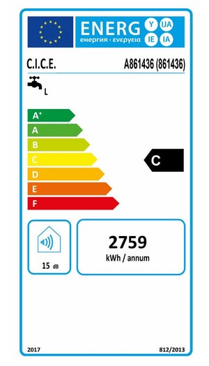 Chauffe-eau électrique vertical stéatite, 100 l